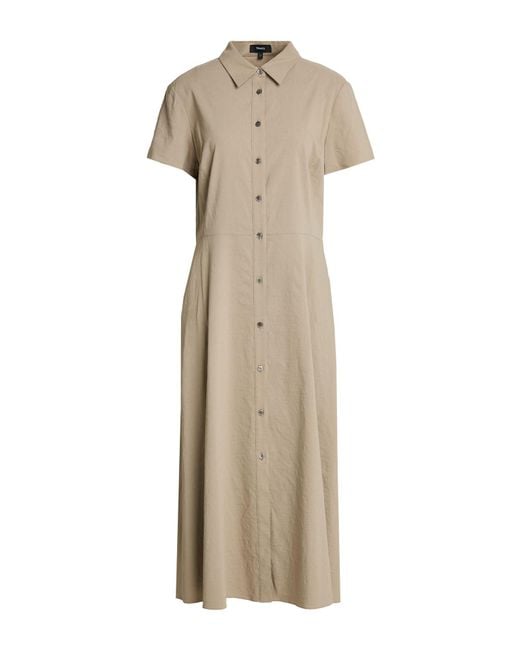 Theory Natural Midi Dress