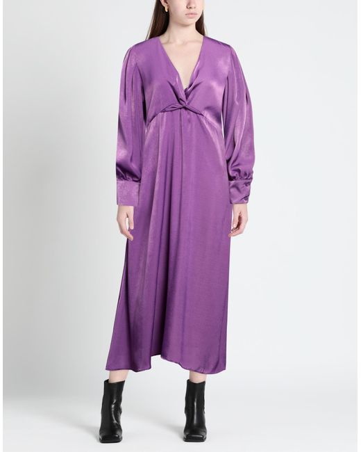 Toy G. Purple Midi Dress