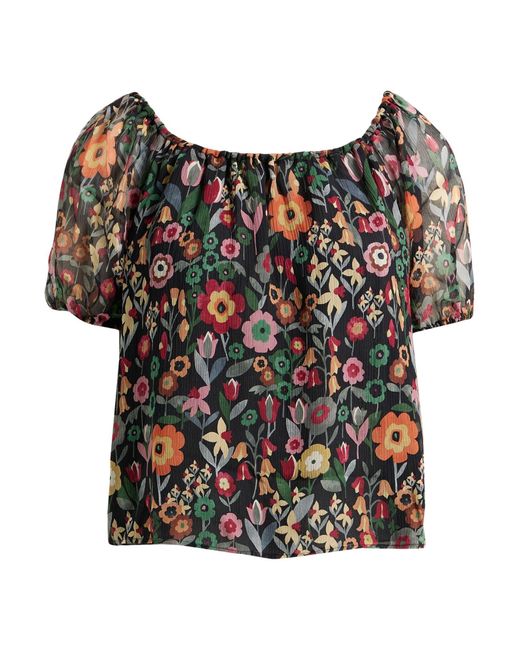 RED Valentino Black Top Silk