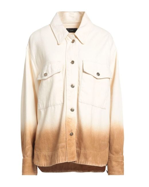Alanui Natural Denim Outerwear Cotton