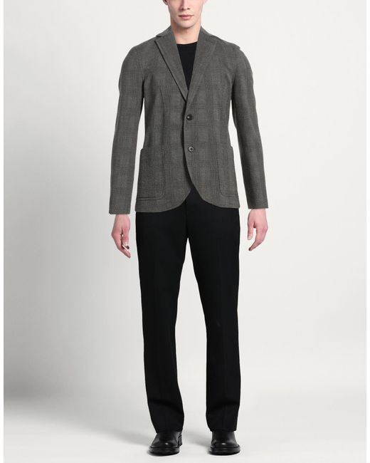 Circolo 1901 Gray Blazer Virgin Wool, Elastane for men
