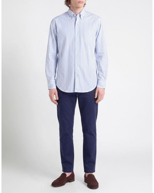 Paul & Shark Blue Shirt Cotton for men