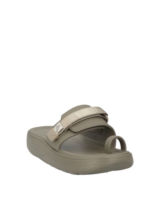 Suicoke Gray Thong Sandal for men