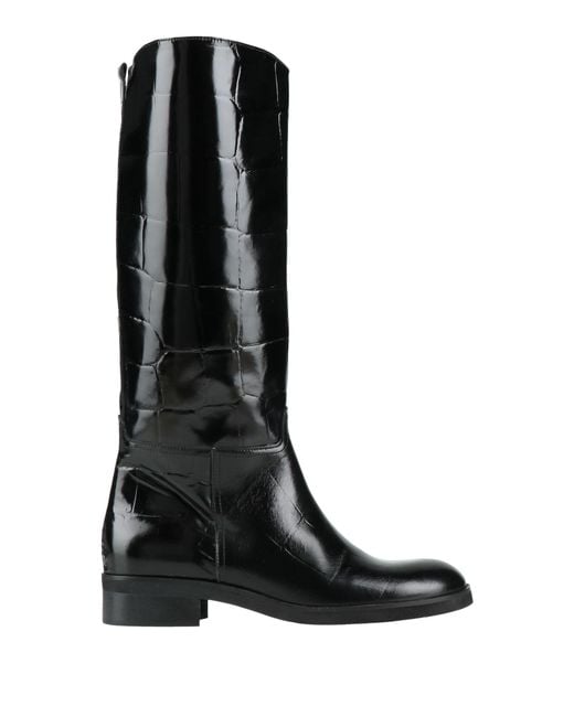 J.A.P. JOSE ANTONIO PEREIRA Black Boot Leather