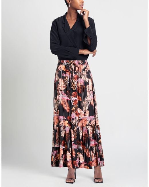 CONNOR & BLAKE Red Maxi Skirt Viscose