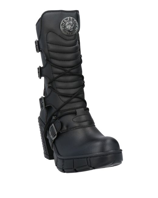 Botines de caña alta New Rock de color Black