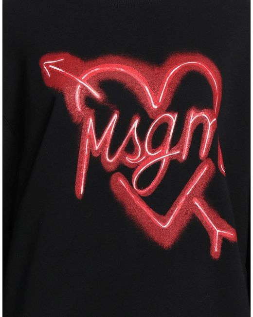 MSGM Black Sweatshirt