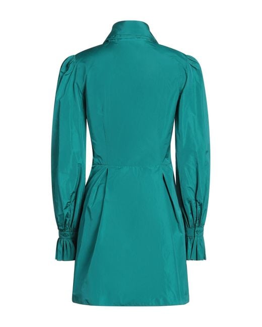 Alberta Ferretti Green Mini Dress