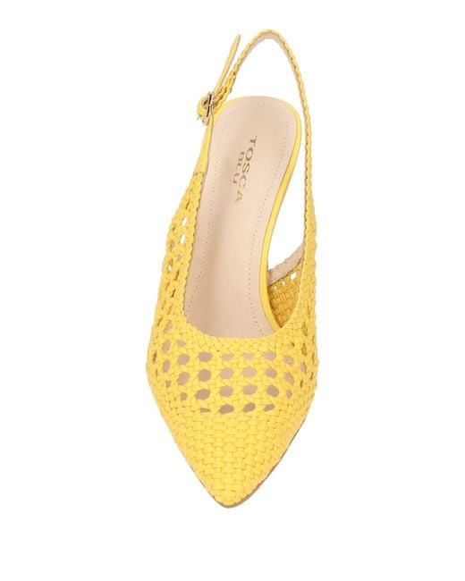Tosca Blu Yellow Pumps Leather
