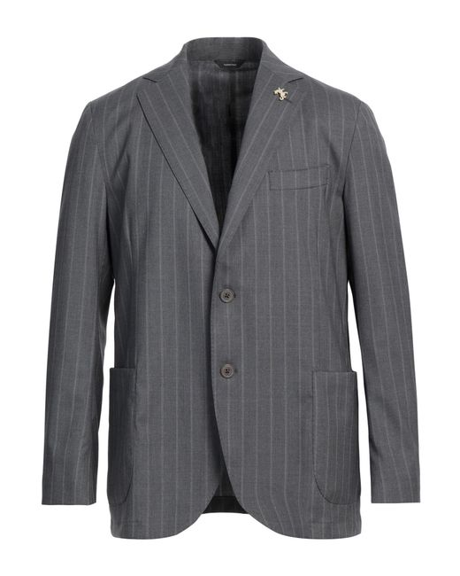 Tombolini Gray Blazer Virgin Wool for men