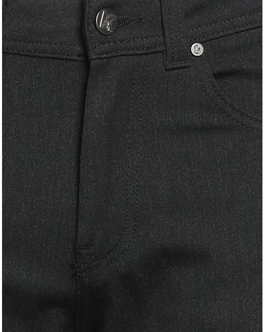 Karl Lagerfeld Black Pants Polyester, Viscose, Elastane for men