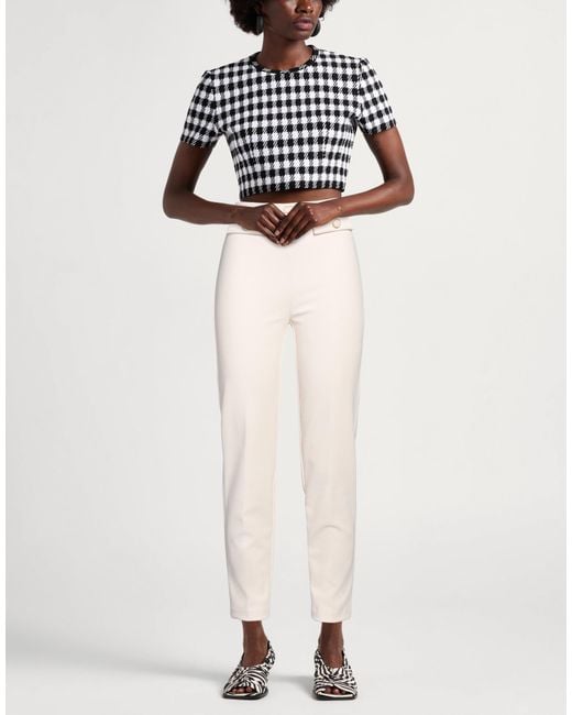 Elisabetta Franchi White Trouser