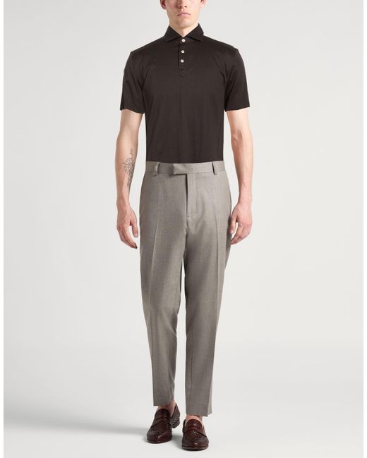 Polo Boglioli de hombre de color Black