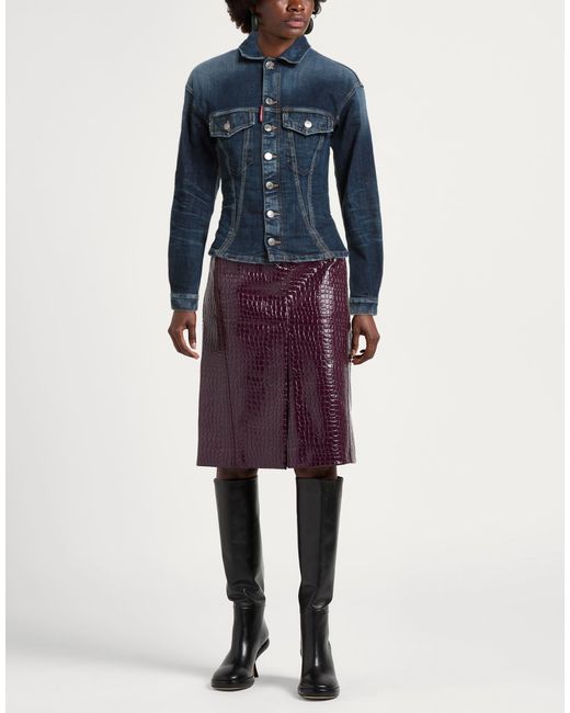 DSquared² Blue Denim Outerwear