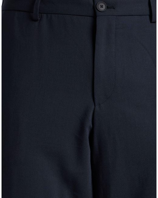 Boss Blue Pants Polyester, Wool, Viscose, Elastane for men