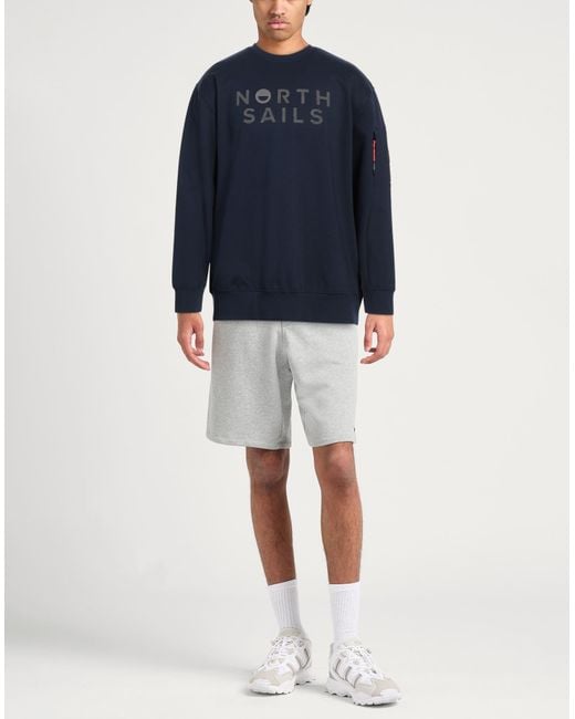 North Sails Blue Sweatshirt for men