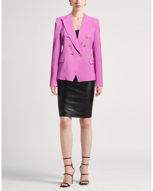 Relish Pink Blazer Polyester, Elastane
