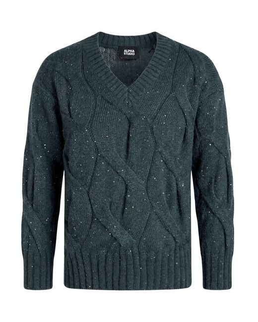 Pullover Alpha Studio de color Blue