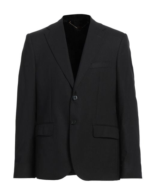 Billionaire Black Blazer Wool for men