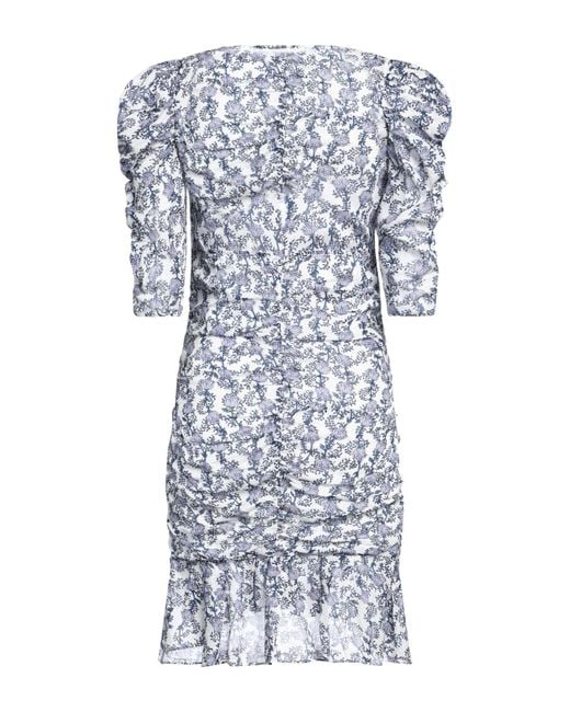 Isabel Marant Blue Mini Dress Cotton