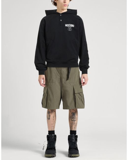 Moschino Blue Couture Sweatshirt Cotton for men