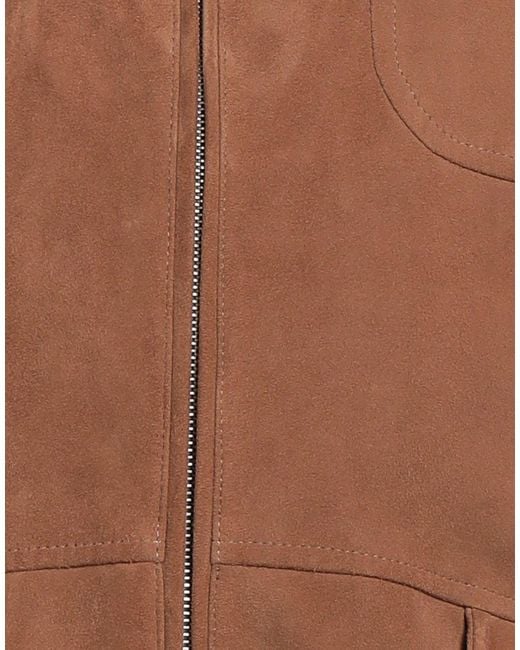 PT Torino Brown Tan Jacket Leather for men
