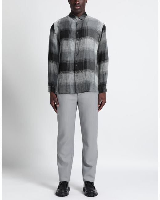 Crossley Gray Shirt Linen for men