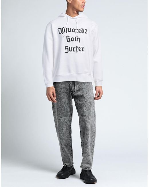 DSquared² White Sweatshirt for men