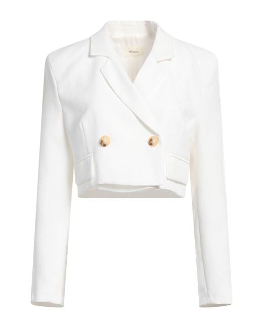 ViCOLO White Blazer