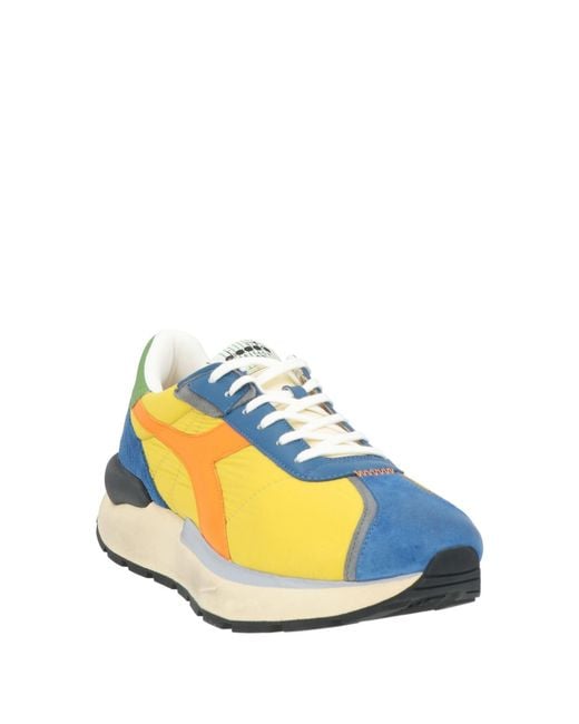 Diadora Yellow Trainers for men