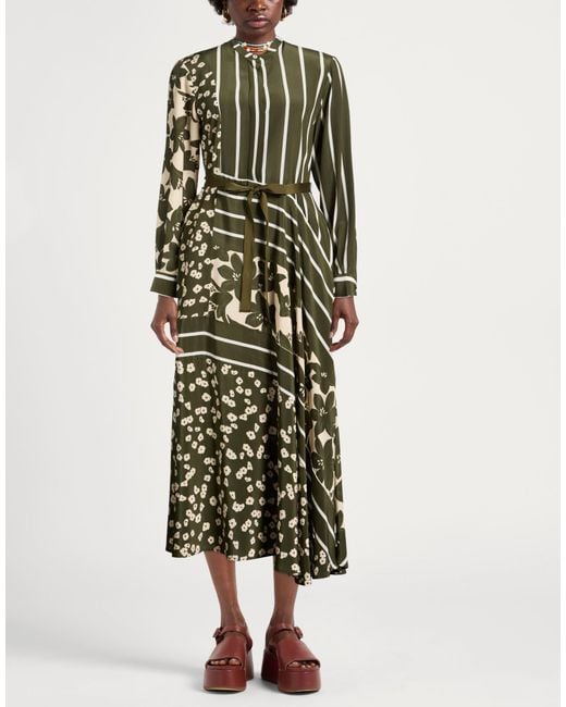 High Green Maxi Dress