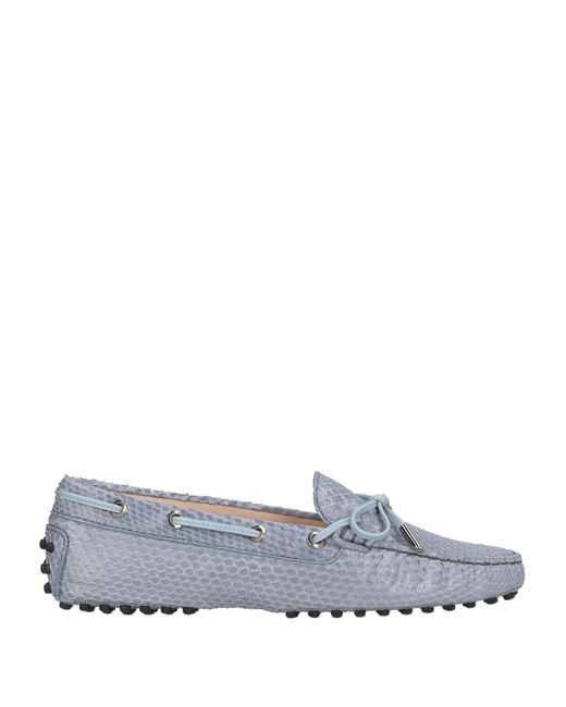 Tod's Gray Mokassin