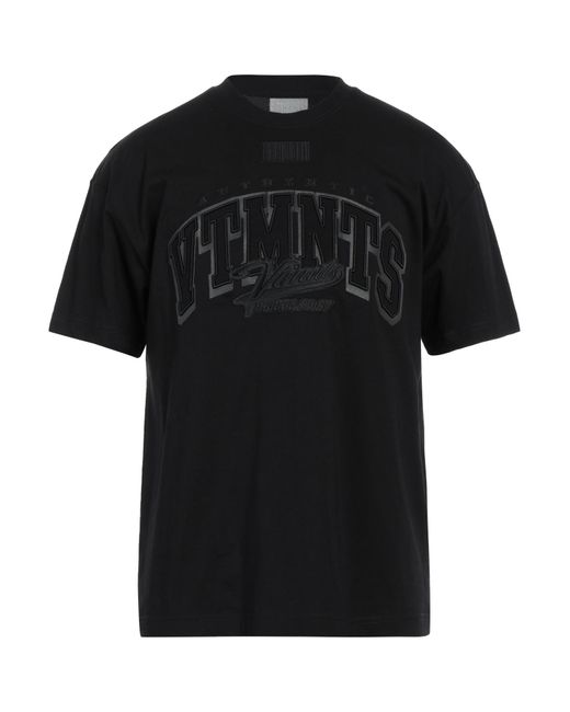 VTMNTS Black T-shirt for men