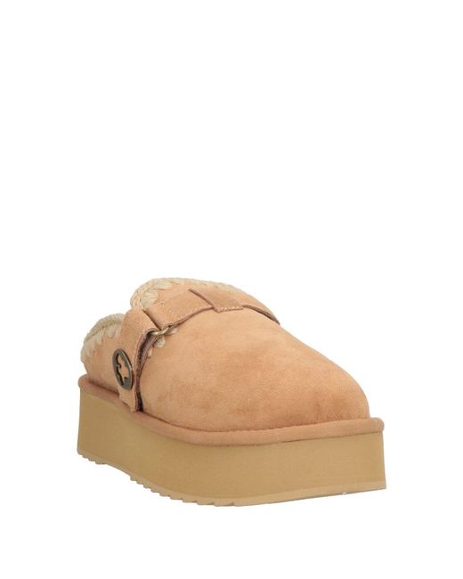 Mou Natural Mules & Clogs