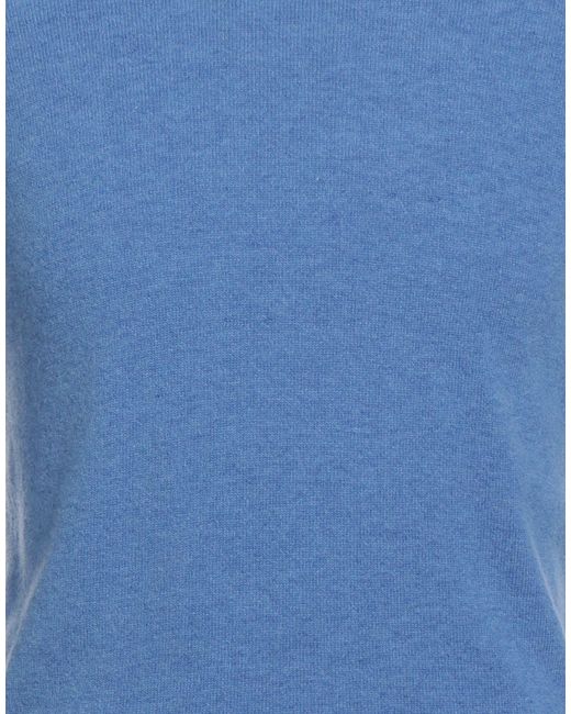40weft Blue Turtleneck for men