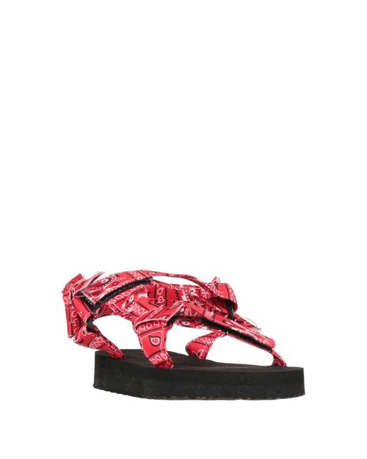 Dixie Red Sandals