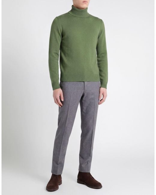 Gran Sasso Green Turtleneck for men