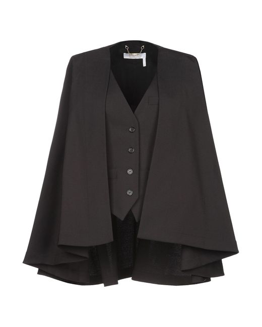 Poncho Chloé de color Black