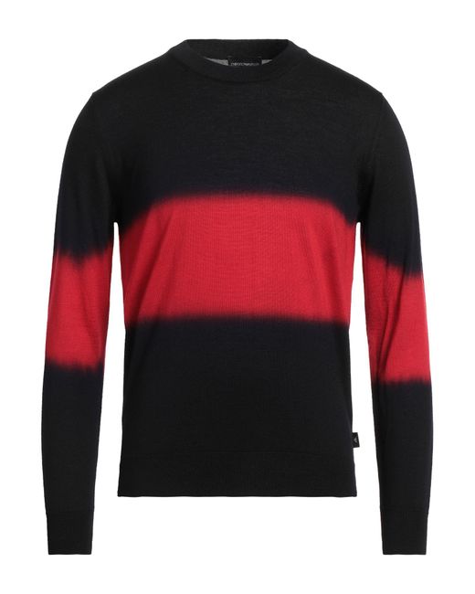 Emporio Armani Red Sweater for men