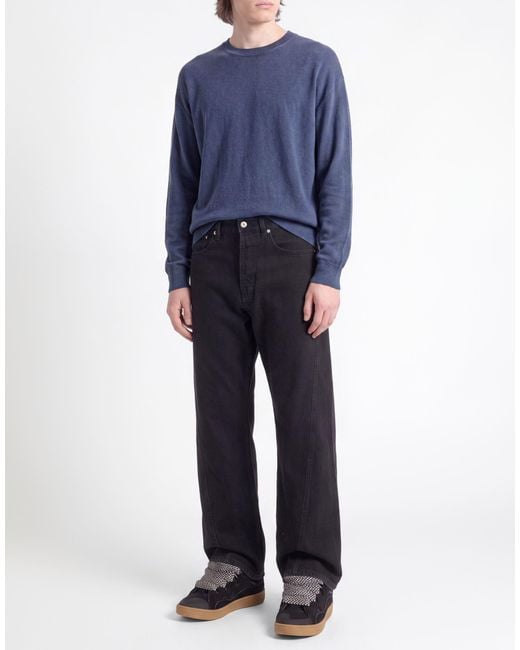 Lanvin Black Jeans Cotton for men
