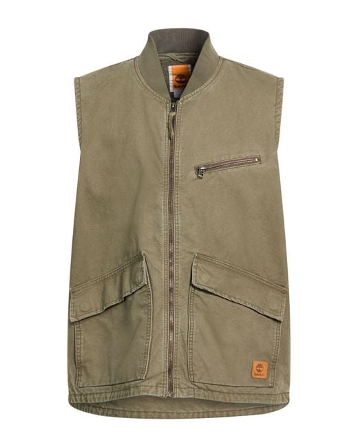 Chompa Sin Mangas Timberland de hombre de color Green