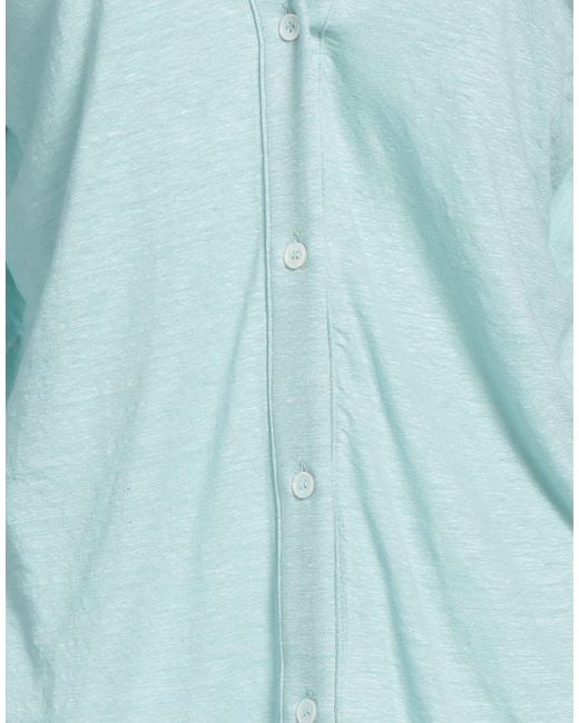 Fedeli Blue Cardigan Linen, Elastane
