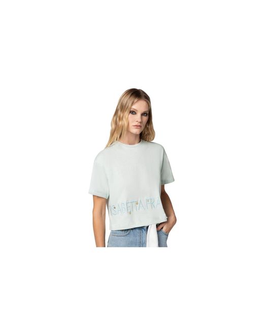 T-shirt Elisabetta Franchi en coloris White