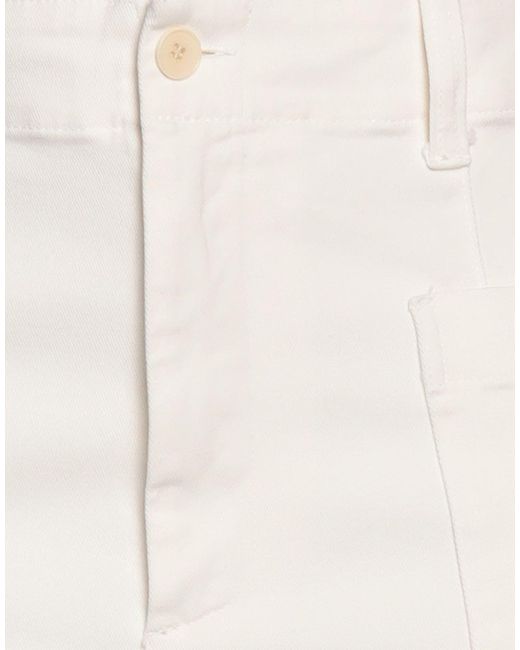 Barena White Pants Cotton, Elastane