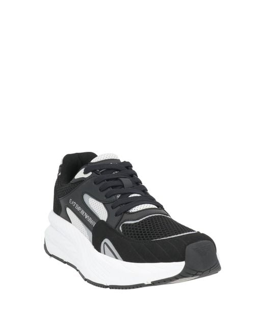 EA7 Black Trainers for men