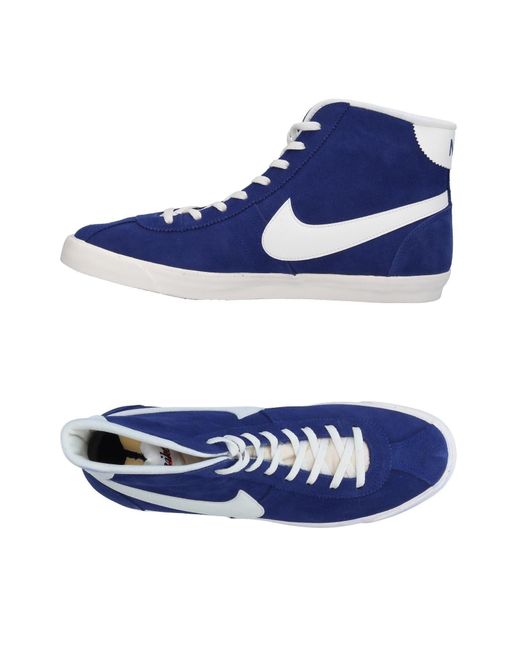 Nike Blue High-tops & Sneakers