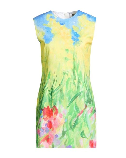 MSGM Green Mini Dresses