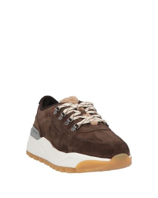 Santoni Brown Trainers