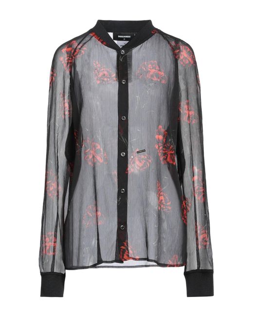 DSquared² Black Shirt Polyester