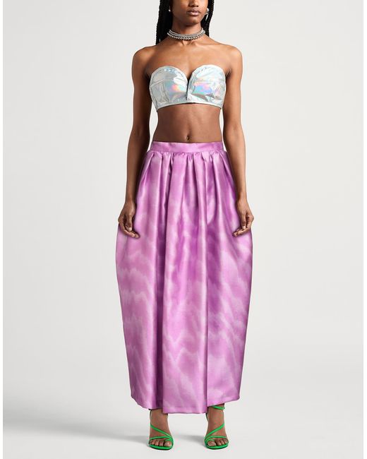 MSGM Pink Maxi Skirt